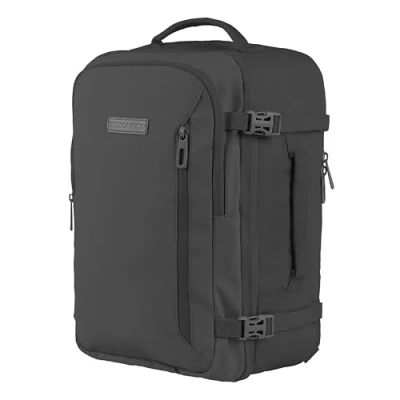 Image of BidMamba Ryanair Hand Luggage Backpack 40x20x25, Bag 20L Easyjet Low Cost Flights Carbon