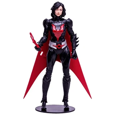 Image of McFarlane Toys, DC Multiverse Batwoman Unmasked 7 inch Action Figure with 22 Moving Parts, Collectible Batman Beyond Unique Collector Character Card Ages 12+