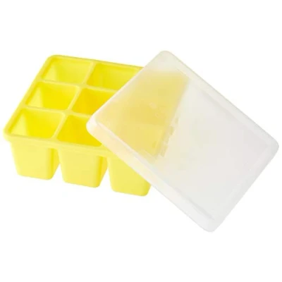 Image of NUK Fresh Foods Freezer Tray Weaning Pots for Freezing Baby Food 60 ml Ice Cube 6+ Months BPA Free Silicone Dishwasher Safe