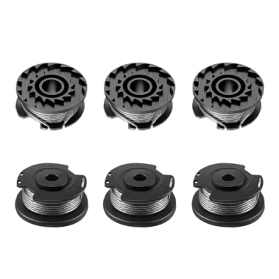 Image of Viilich 6pcs Strimmer Spool Compatible with Bosch EasyGrassCut Art 23 SL 26 28 2300 Easy Grass Trimmer,Strimmer Wire Replacement for F016800569/F016800385