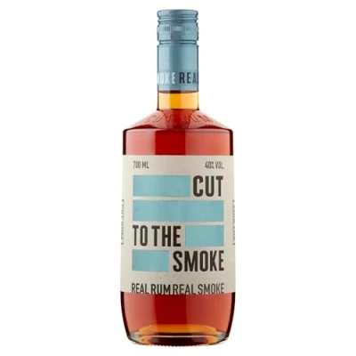 Image of CUT Smoked Rum Premium Caribbean with Natural Flavour Perfect for Sipping and Cocktails 40 Percent ABV 70 cl