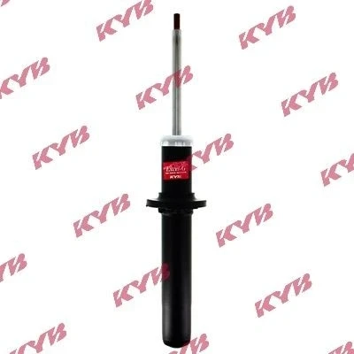 Image of 4M0413031AB, 4M0413031S, 4M0413031T Shock absorber KYB 3318000 Front Axle Gas Pressure Twin Tube Suspension Strut Insert Top pin AUDI: Q7