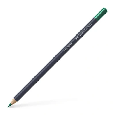 Image of Faber Castell Creative Studio Goldfaber Colour Pencil, (162), Phthalo Green, Single For Art, Craft, Drawing, Sketching, Home, School, University, Colouring