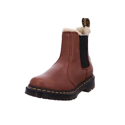 Image of Dr. Martens 2976 Leonore Classic ankle boots, Women&#039;s, Size: 5, Dark brown/brown/light brown Leather