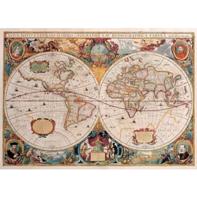Image of Old World Map 1000 Piece Jigsaw Puzzle