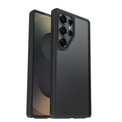 Image of OtterBox React Plastic Back Cover Black/Transparent Samsung Galaxy S25 Ultra