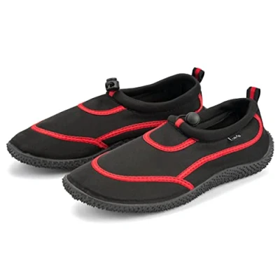 Image of Undercover Mens Toggle Aqua Shoes FWR1126 Black/Red Size 6