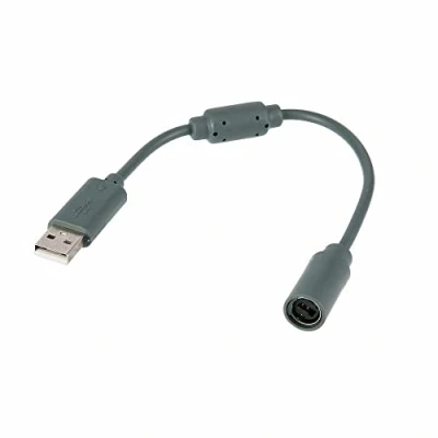 Image of PA Products GREY LOGITECH RACING STEERING WHEEL USB BREAKAWAY CABLE For Xbox One 360