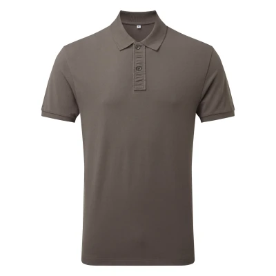 Image of Asquith &amp; Fox Mens Short Sleeve Performance Blend Polo Shirt (Slate) Multicolour Size 3XL