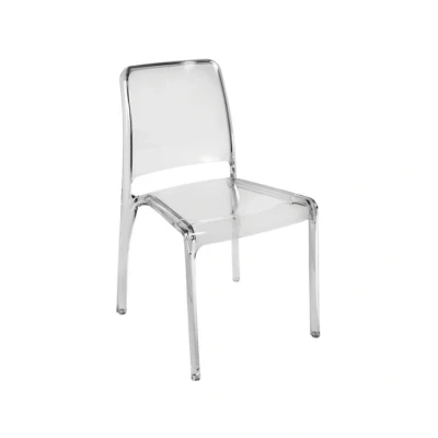 Image of Teknik Clarity Polycarbonate Chair Clear, Set of 4