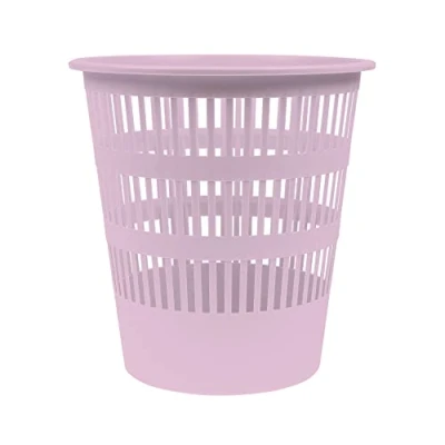 Image of DONAU D307 23 Waste Paper Bin 12 L/Purple/Pastel Pink/Plastic/Office/Kitchen/Eco Friendly Product Made of Crack resistant Polypropylene / 1 Piece