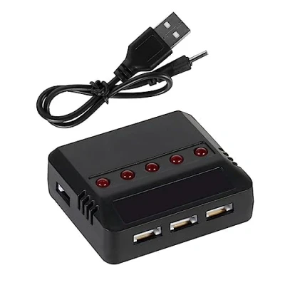 Image of SUMMITDRAGON 3.7V XH2.54 Battery 1 To 5 Usb Charger For Syma X5C X5SC X5S X5SW X5W Parts Quadcopter Helicopter In