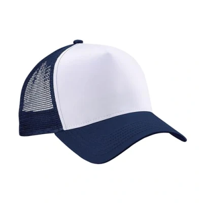 Image of Beechfield B640 Snapback Trucker French Navy/White