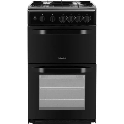 Image of Hotpoint HD5G00KCB Freestanding cooker Gas Black A+