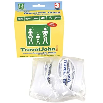 Image of TravelJohn Disposable Urinal 3 Pack