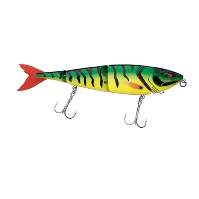 Image of Berkley Zilla Swimming Lure, Multi Jointed Swimbait, Slow Sinking Glide Bait, Long Cast Fishing Lure for Predator Anglers; Pike, Zander, Bass, Fusion19 Treble Hooks, 12cm, Daybreak