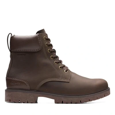 Image of Clarks Rossdale Hi GTX Mens Boots 8 Dark Brown