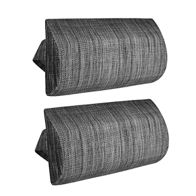 Image of Pillow for Sun Lounger, Neck Cushion, Garden Chair, Deck Chair Lounger Support Headrest with Adjustable Strap Chairs, Loungers