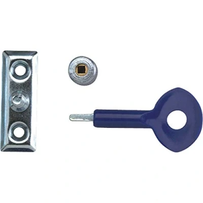 Image of Yale P 6P111 SC Window Stay Locks, Satin Chrome Finish, Pack of 6