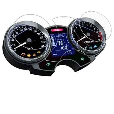 Image of Kawasaki Z900RS 2017+ Dashboard Screen Protectors: 2 x Ultra Clear &amp; Anti Glare
