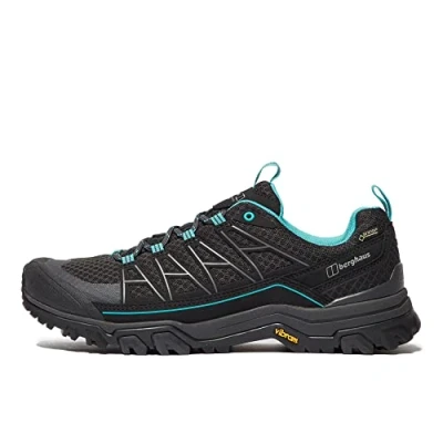 Image of Berghaus Women’s Expanse Gore TEX Walking Shoes with High Traction Vibram Sole &amp; Cushioned Footbed, GTX (Grey, UK Footwear Size System, Adult, Women, Numeric, Medium, 8)
