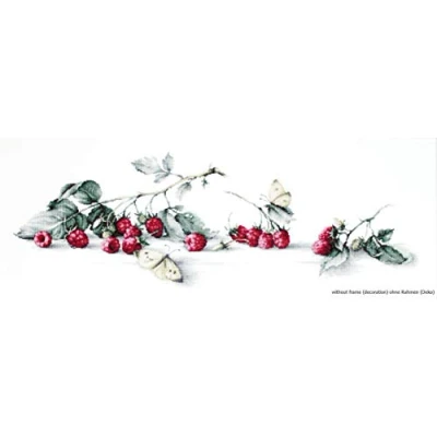 Image of Lucas S Raspberries Counted Cross Stitch Kit, Pack of 1