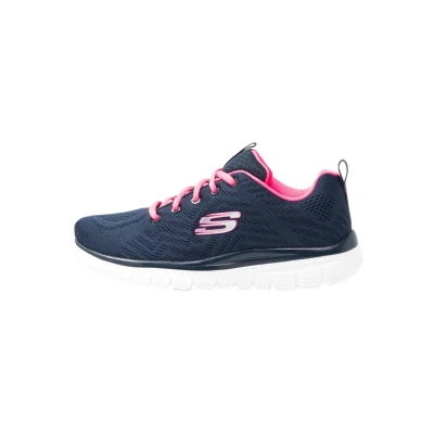 Image of Skechers Women&#039;s Uno Shimmer Away Sneaker, White, 6 UK