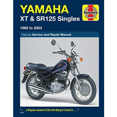 Image of Yamaha XT &amp; SR125 (82 03) Haynes Repair Manual (Paperback)