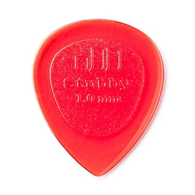 Image of Dunlop Stubby Jazz Guitar Picks 1.0mm Pack of 6