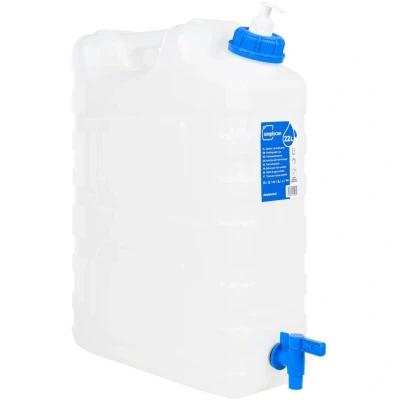 Image of vidaXL Water Container with Tap and Soap Dispenser 20 L Plastic