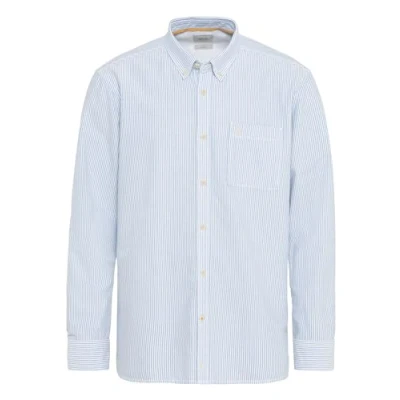 Image of camel active Men&#039;s 409102 9s02 Shirt, Sky Blue, Large