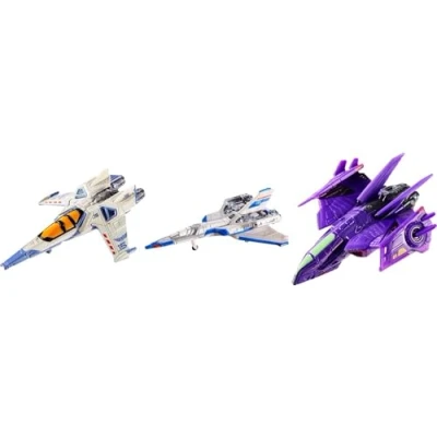 Image of Mattel Lightyear Toys Fleet Starship Set of Die Cast Ships From the Movie: Xl 15, 1 &amp; Zurg Fightership