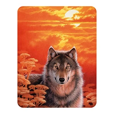Image of 3D LiveLife Magnet Gaze from Deluxebase. Lenticular Wolf Fridge Magnet. Magnetic decor for kids and adults with artwork licensed renowned artist, Joh Naito
