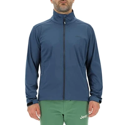 Image of JEEP O102715 Q021 J MAN LIGHT SOFTSHELL JACKET W/Zipped Pockets J23S Canvas Blue M