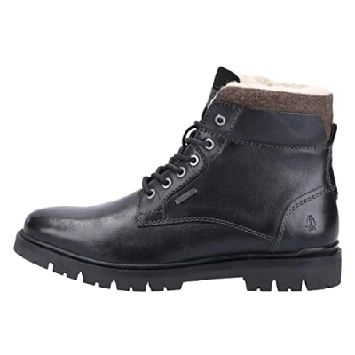Image of Hush Puppies Men&#039;s Patrick Ankle Boot, Black, 12 UK