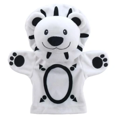 Image of The Puppet Company My First Black and White Lion Hand PC003804