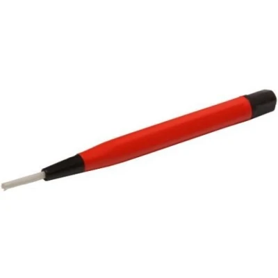Image of 2 x Fibre Glass Scratch Pencil Brush Clean &amp; Remove Rust Dirt Pen Watch Free P&amp;P