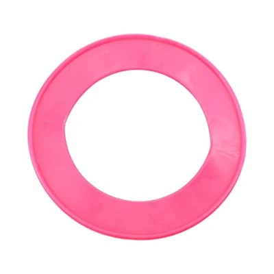 Image of AB Tools Small Pink Hoop La Interactive Dog Throw And Fetch Toy 15cm