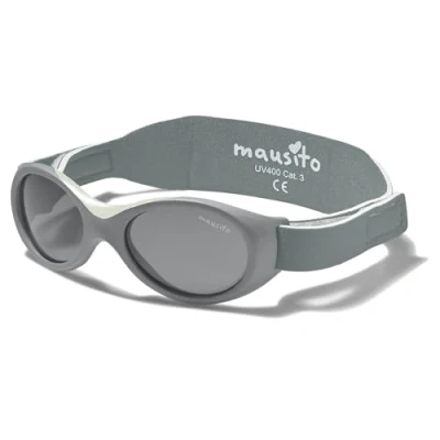 Image of Mausito BABY Sunglasses 0 18 months Boy I FLEXIBLE infant with adjustable strap &amp; soft nose pad 100% UV PROTECTION BPA Free Boys&#039;