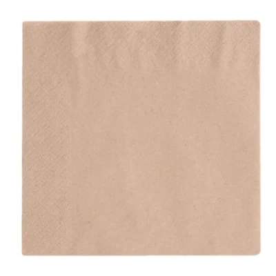 Image of Vegware 202000 unbleached napkin, 33 cm, 2 Ply (Pack of 2000)