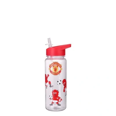 Image of FOCO Officially Licensed Manchester United FC Kids Red Devils Football Mascot Water Bottle 600ml