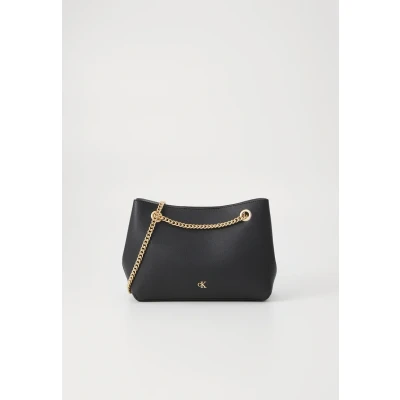 Image of Calvin Klein Jeans Mngrm Handbag, Women&#039;s, Size: One Size, Black