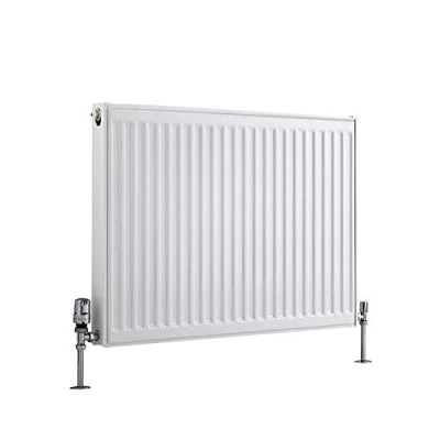Image of Milano Compact White Type 21 Horizontal Double Panel Plus Convector Radiator 600mm x 800mm