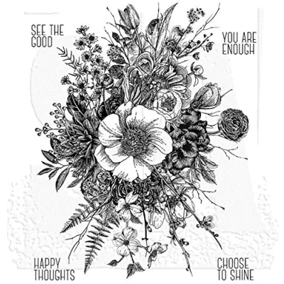 Image of Tim Holtz Stampers Anon Cling RBBR Stamp Set, Rubber, Glorious Garden, One Size