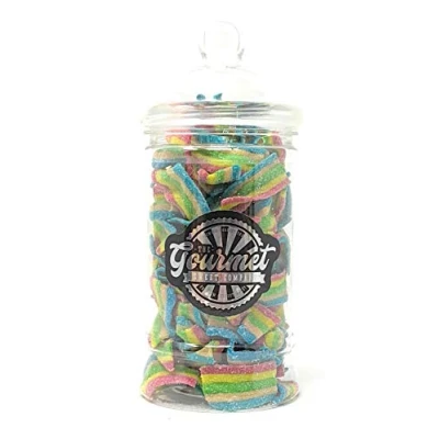 Image of Rainbow Bites Victorian Gift Jar by The Gourmet Sweet Company