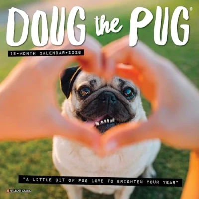 Image of Doug The Pug Mini Calendar 2026