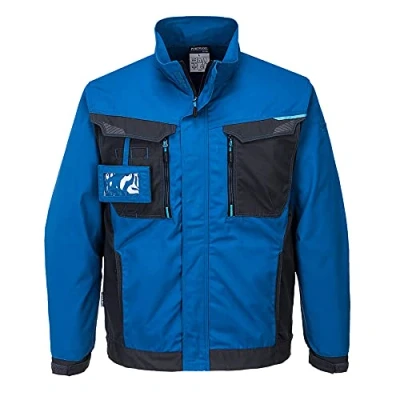 Image of Portwest WX3 Work Jacket, Size: L, Colour: Persian Blue, T703PBRL