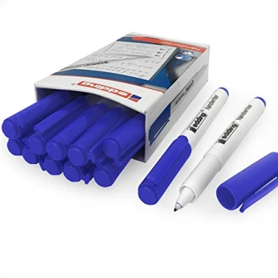 Image of Edding Handwriter Handwriting Pen Blue Ink 0.6mm Box of 12
