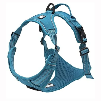 Image of Truelove Dog Harness TLH5651 No pull Reflective Stitching Ensure Night Visibility, Outdoor Adventure Big Perfect Match Puppy Vest (Blue,S)