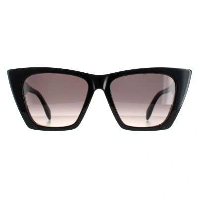 Image of Sunglasses Alexander mcqueen Am0299s col. 001 Woman Cat eye Black